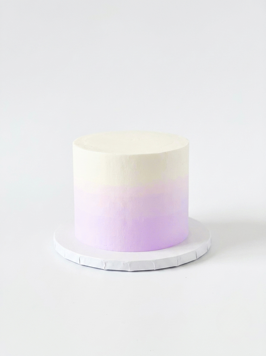 gradient color cake