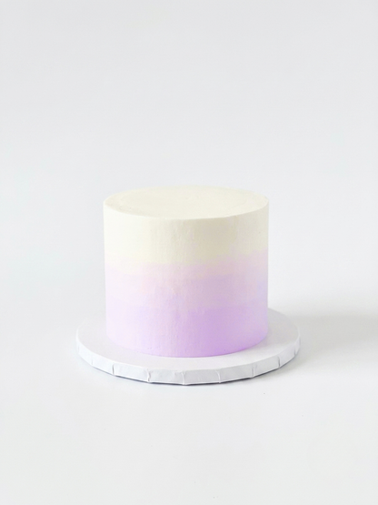 gradient color cake