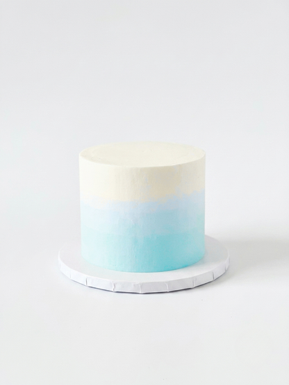 gradient color cake